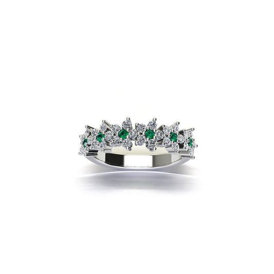 Empress Grace Ring - Green Zircon