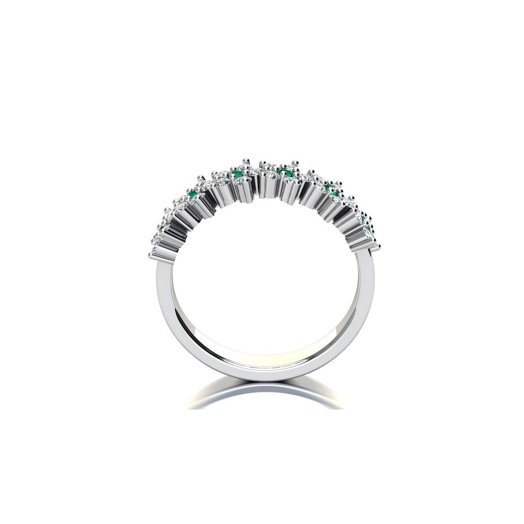 Empress Grace Ring - Green Zircon