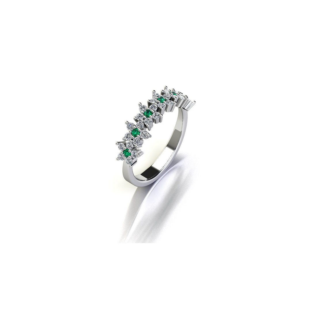 Empress Grace Ring - Green Zircon