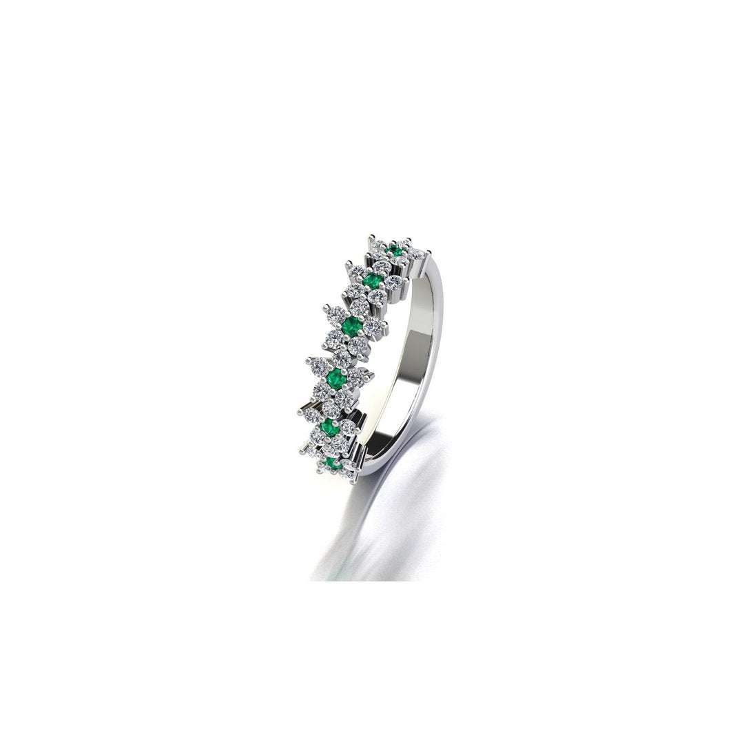 Empress Grace Ring - Green Zircon