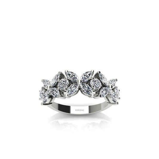 Graceful Orchid Ring