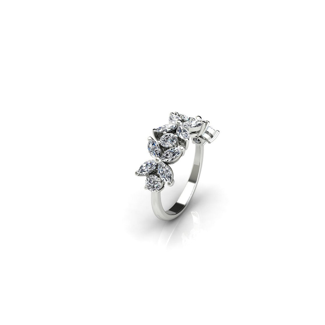 Graceful Orchid Ring